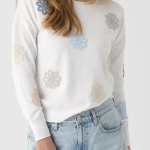 J. Society, New York pastel flower sweatshirt hoodie